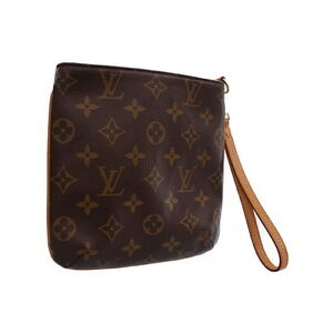 Louis Vuitton Shoulder Partition Monogram Bag Brown Leather